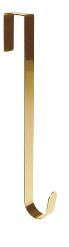 Gancho Suporte Guirlanda Básico Liso Ouro 38cm Cromus Natal