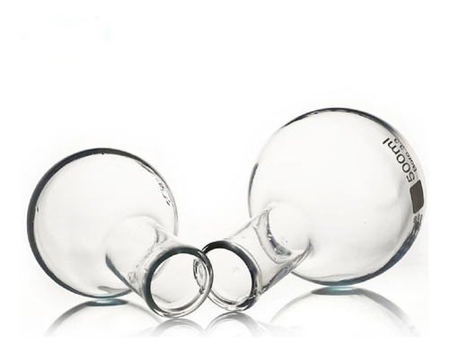Balon Cuello Liso 500ml Vidrio Borosilicato 3,3