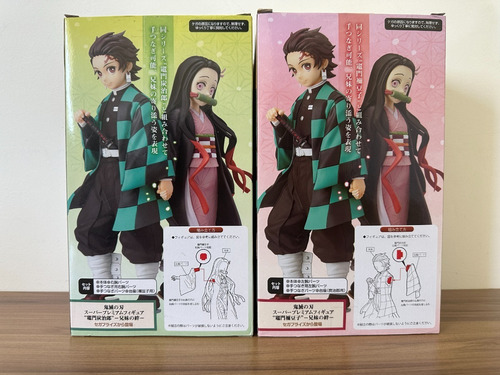 Action Figure Conjunto Demon Slayer Tanjiro E Nezuko - Sega