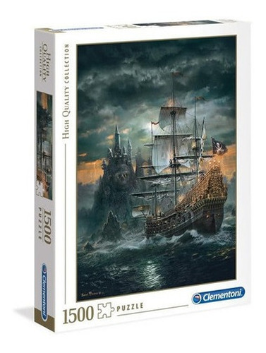 Puzzle Clementoni 1500 Piezas Barco Pirata, Pirate Ship