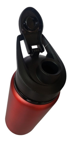 Imagem 3 de 7 de Garrafa Fitness Água Suco Academia Squeeze Aluminio 600 Ml