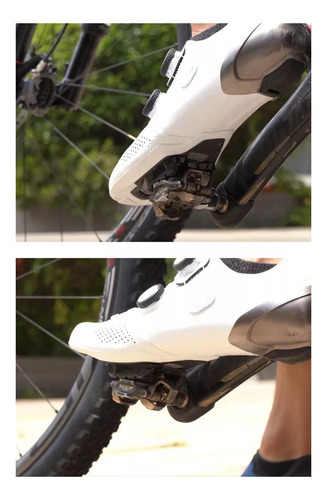 Adaptador De Pedal For Bicicleta, Spd, Funda For Zapatos,