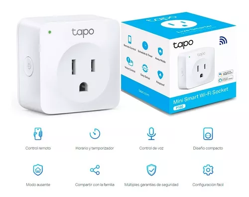 Enchufe Inteligente Tapo P100 Wifi Smart Plug(2-pack)tp-link