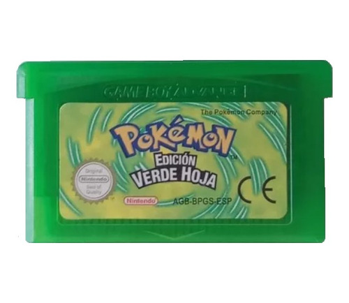 Pokémon Verde Hoja Para Game Boy Advance