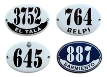 Comprar Números Residenciales De Chapas Enlozadas Excelente Calidad