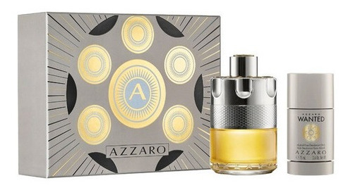 Set Perfume Azzaro Wanted For Men Edt 100ml + Deostick Género Hombre