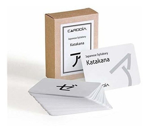 Carddia Japonesa Silabario - Katakana (con Stroke-order Los 