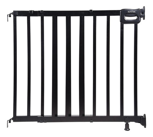 Puerta De Seguridad Summer Deluxe 30-48 Cm Madera Negra