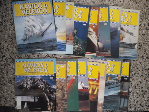 Navíos & Veleros Historias Modelos Y Técnicas 15 Fascicu C/u