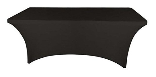 Mesas De Banquete Pro Black 6 Ft Mantel Rectangular Extensib