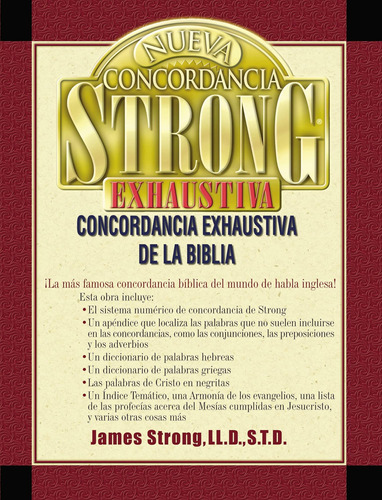 Libro: Nueva Concordancia Strong Exhaustiva