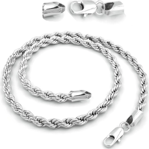 Collar Plata 925 Elegante Hombre Regalo Cadena Mujer Joyas