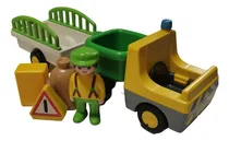 Comprar Playmobil 123 Camion Con Trailer Mecanico Constructor Junior