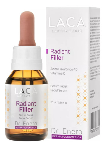 Serum Radiant Filler Con Hialurónico 4d Vitamina C Laca