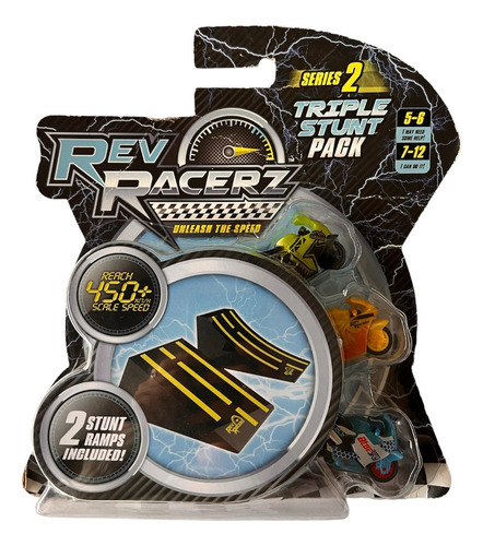 Rev Racerz: Mini Motos + Rampas Para Jugar! Color Verde
