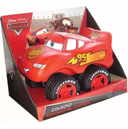 Carro Fofomóvel - Disney Cars - Relâmpago McQueen - Lider