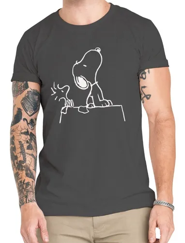 comprar Polera Snoopy Woodstock Algodón 100% Organico Premium Cb10