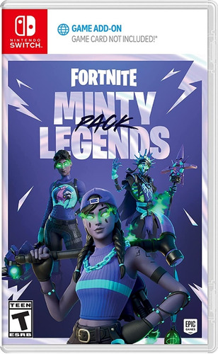  Fortnite Minty Legends Pack Nintendo Switch