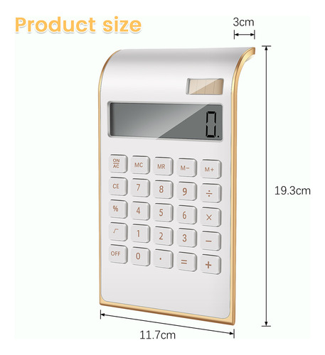 Calculadora, Design Slim Elegant, Eletrônicos De Escritório