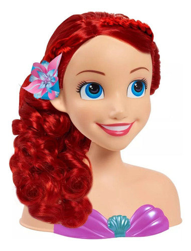 Cabeza De Peinado Y Accesorios Ariel 'la Sirenita'
