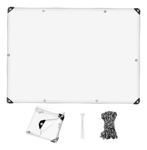 Tela De Lluvia Transparente Tela 2mx2m 6.56ftx6.56ft