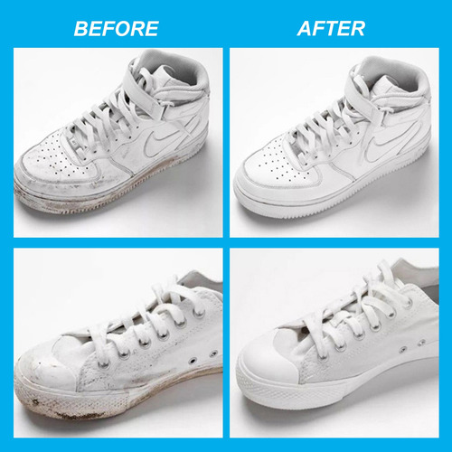 Imagen 7 de 8 de Limpiador De Lona De Cuero Deportivo 100 Ml Clean Shoe 3 Pie