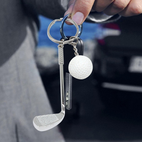 Llaveros De Golf Para Hombre Colgante De Llavero Con Abalori