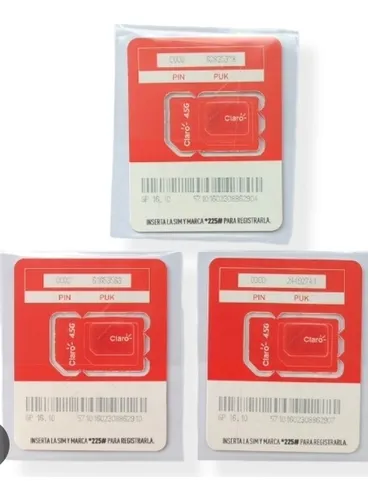 comprar Paquete Sim Card Por 200 Unidades Claro Recargas Celular