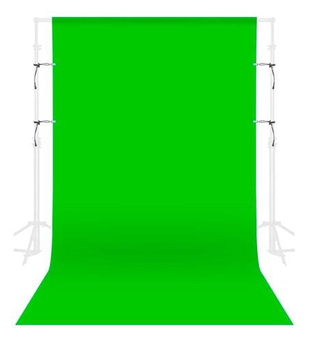 Fondo Fotográfico Verde Chromakey Con Telón Estuche 1.5 X 3m