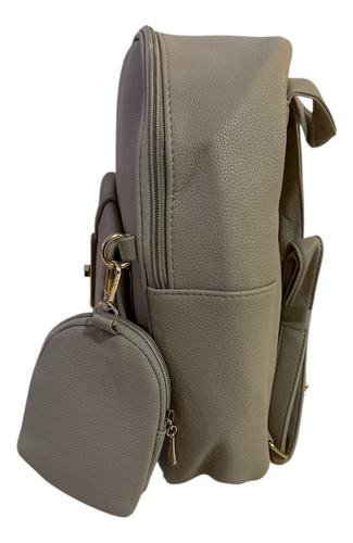 Mochila Urbana Irun Para Mujer Estilo Comodidad Beige