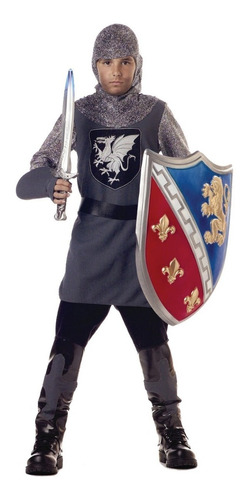 Disfraz De Caballero Medieval Renacimiento Para Niños G