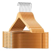 Comprar Ganchos Perchas Colgadores De Ropa De Madera 24 Unds