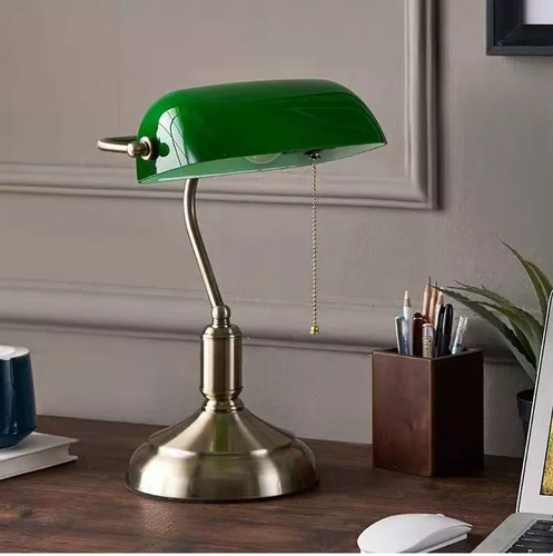 Lampara De Sobremesa, Diseño Banquero Escritorio E27