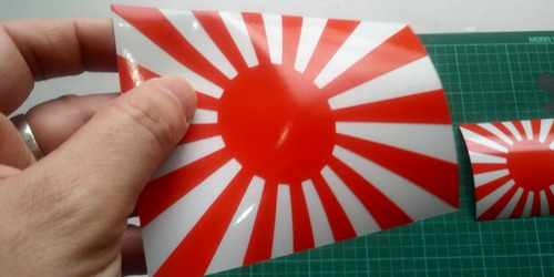Bandera Japón Lateral Adhesivo Mitsubishi Colt Lancer 2 Unid