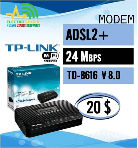 Modem Tp-link Adsl2+ Td-8616 V8.0