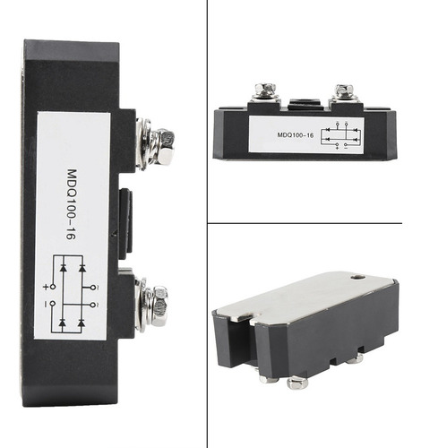 Rectificador De Puente De Diodo Monofásico 1pc 100a 1600v
