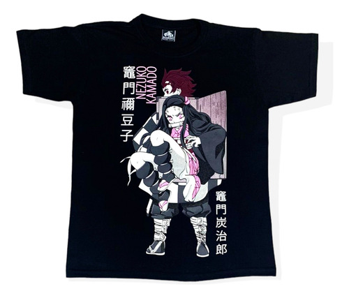 Franelas Estampadas Demon Slayer -  Unisex Algodón 