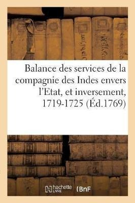 Balance Des Services De La Compagnie Des Indes Envers L'e...