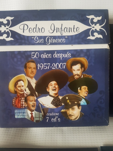 Coleccion Pedro Infante Sus Generos 7cds En Estuche 1957-200