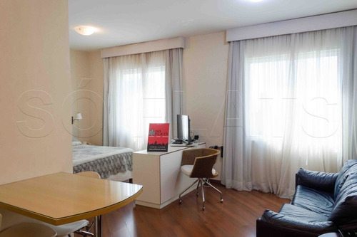 Imagem 3 de 15 de Cerqueira Cesar - Flat Paulista Classic, 02 Dorms, Fora Do Pool - Ótima Opção - Sf27367