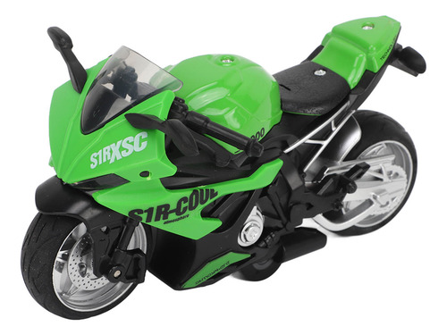 Maqueta De Motocicleta De Aleación, Juguete Para Niños, Tira