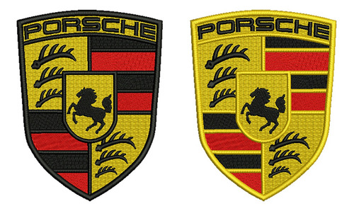 841 Porsche Logo Parche Bordado Termoadhesivo