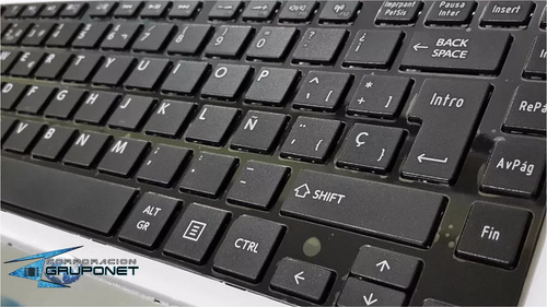 Imagen 2 de 3 de Teclado Toshiba C840d C845 S845 L840 L830 L845 C800 Nuevo Sp