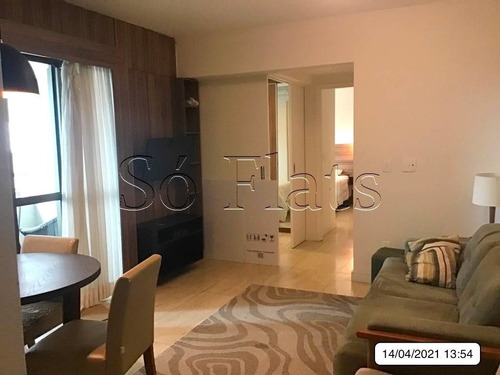 Imagem 9 de 15 de Flat Alto Padrão No Brooklin Com 02 Dorms - Sf34307