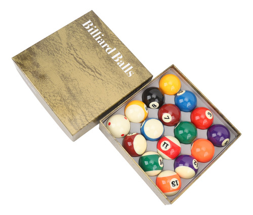 Juego De 16 Bolas De Billar De Repuesto De Resina, 2.25 PuLG