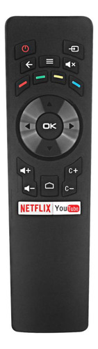 Controle Remoto Para Tv Multilaser Smart Netflix Rc3442108 Tl001 Tl006 Rc3442108/01
