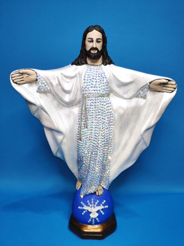 Jesus Cristo Em Gesso - 40cm
