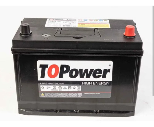 Batería Topower 90 Amp Borne Estandar Derecho 735cca