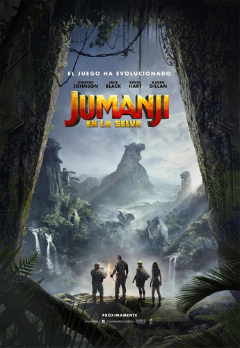 Poster Original Cine Jumanji En La Selva