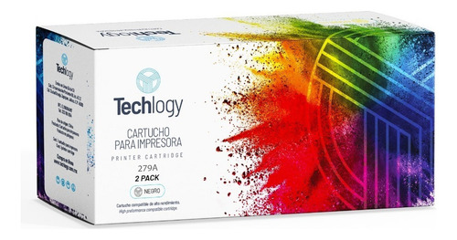 Toner Techlogy 79a Cf279a 2 Pack M12 Mfp M26a Tinta Negro